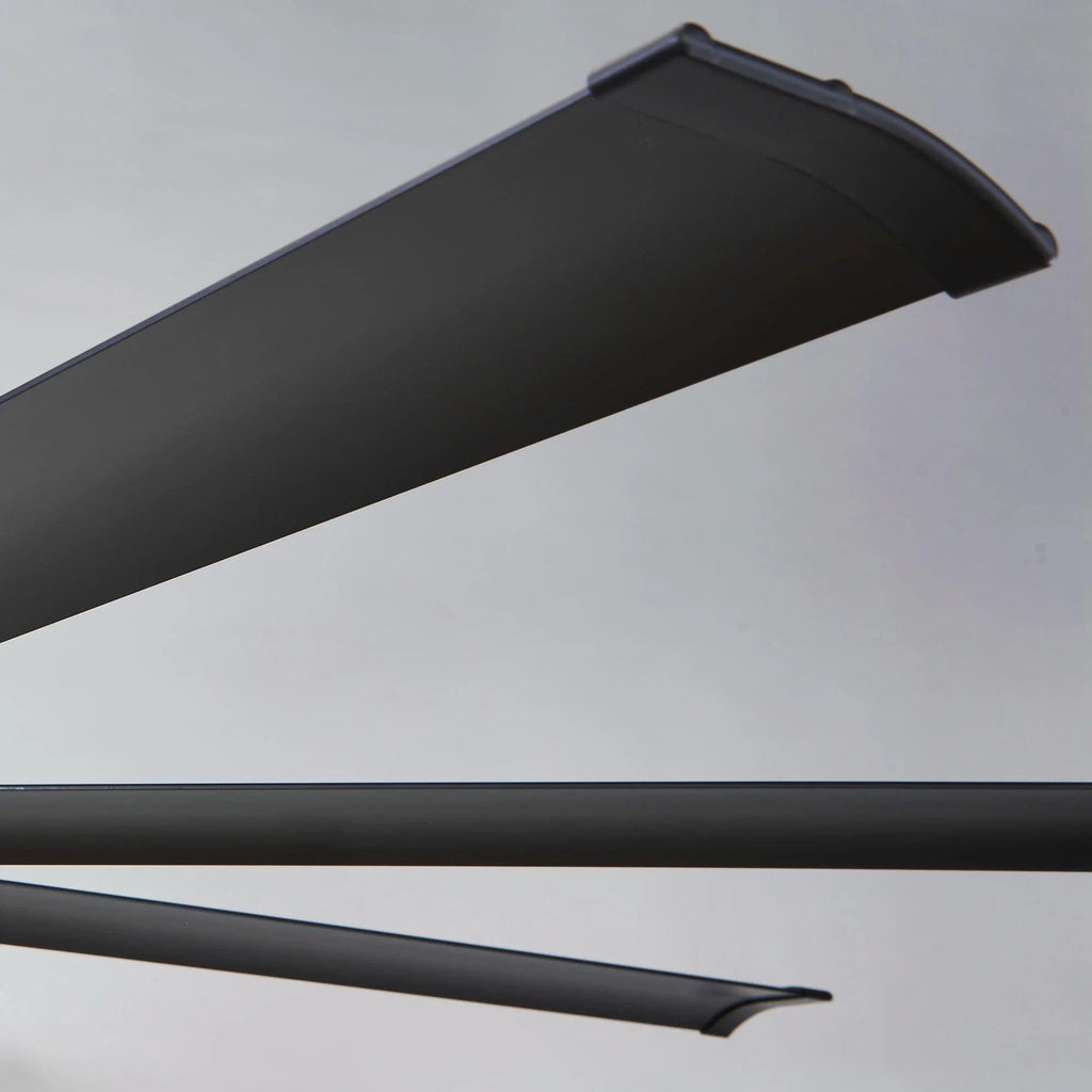 75" Industrial DC Motor Downrod Mount Reversible Ceiling Fan with Lighting and Remote Control