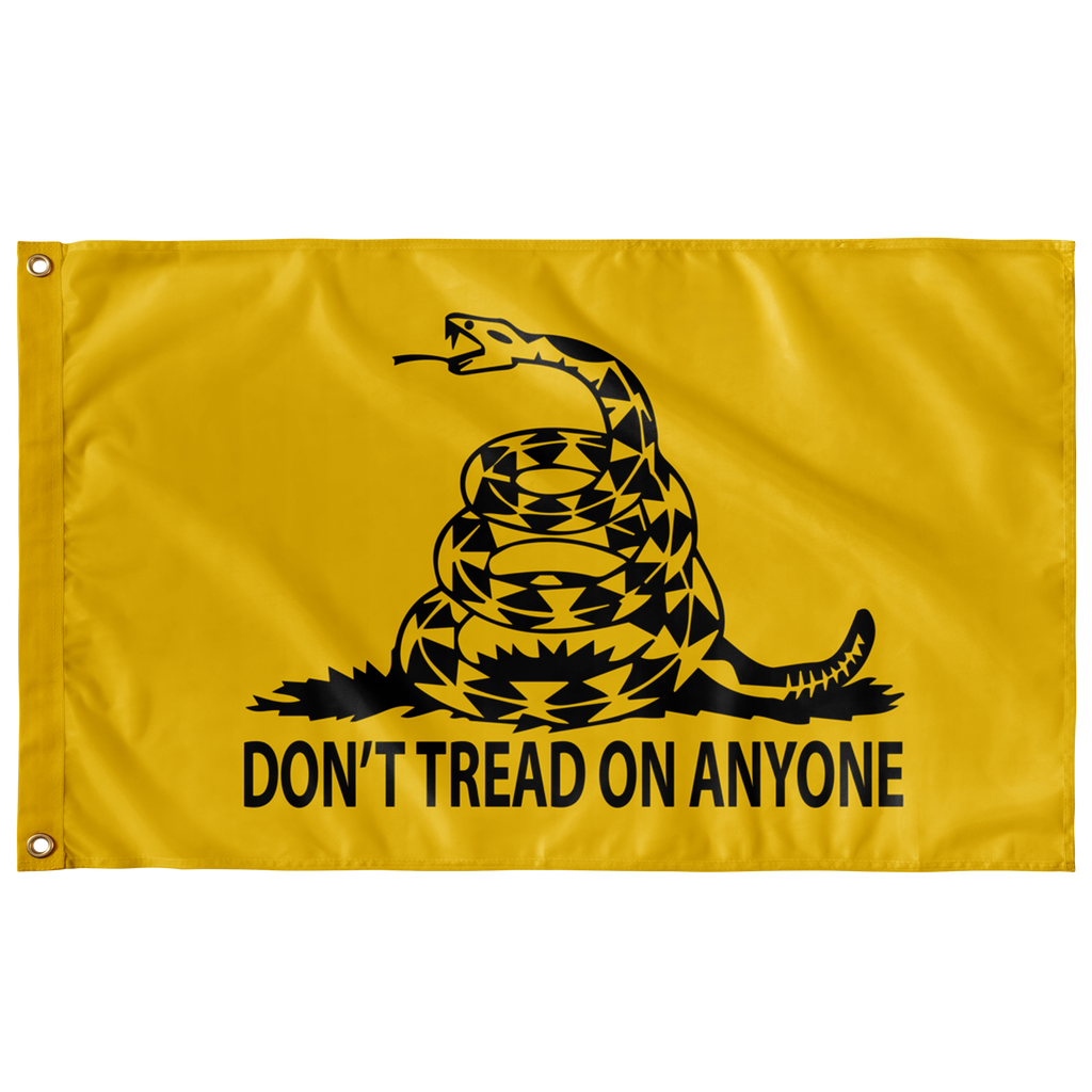 Don't Tread on Anyone Single Sided Flag