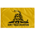 Don't Tread on Anyone Single Sided Flag