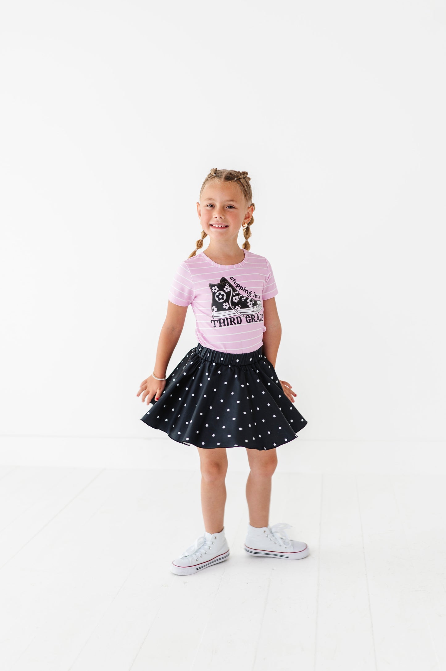 GIRLS “Stepping into…” Grade Level Tee (10yr + 12yr ONLY left)