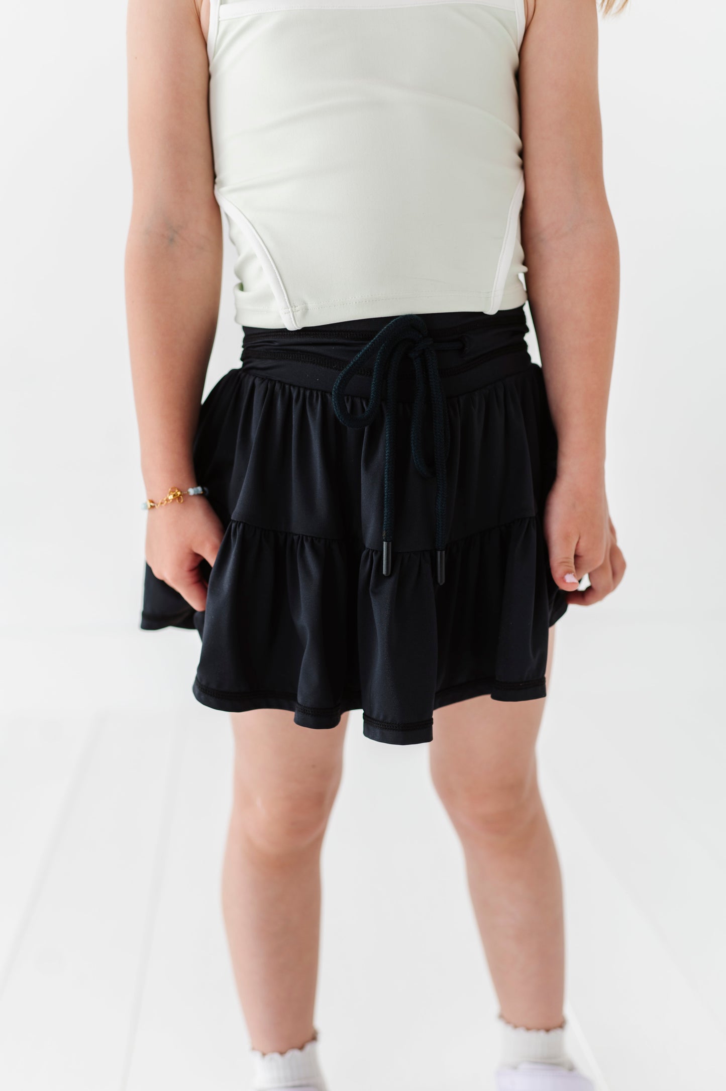 Black | 2-tiered Skort