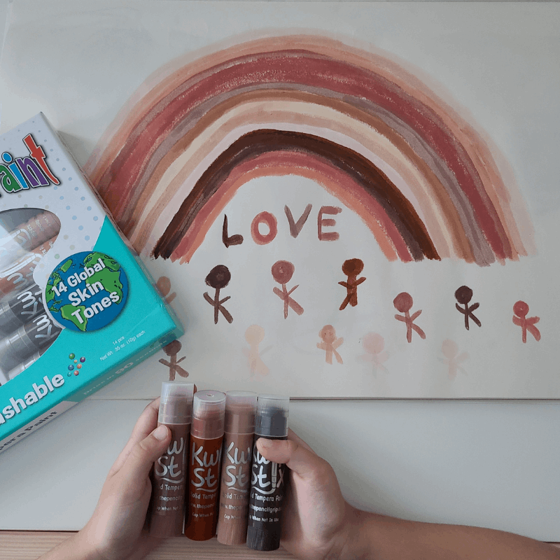 Kwik Stix Paint Sticks Global Skin Tones, 14 Pack