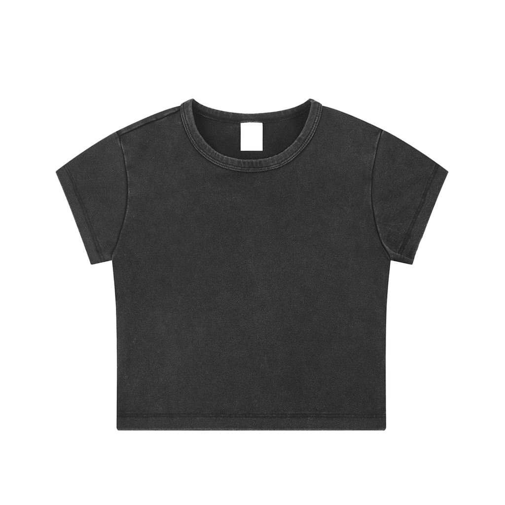 Snow Washed Crop Top