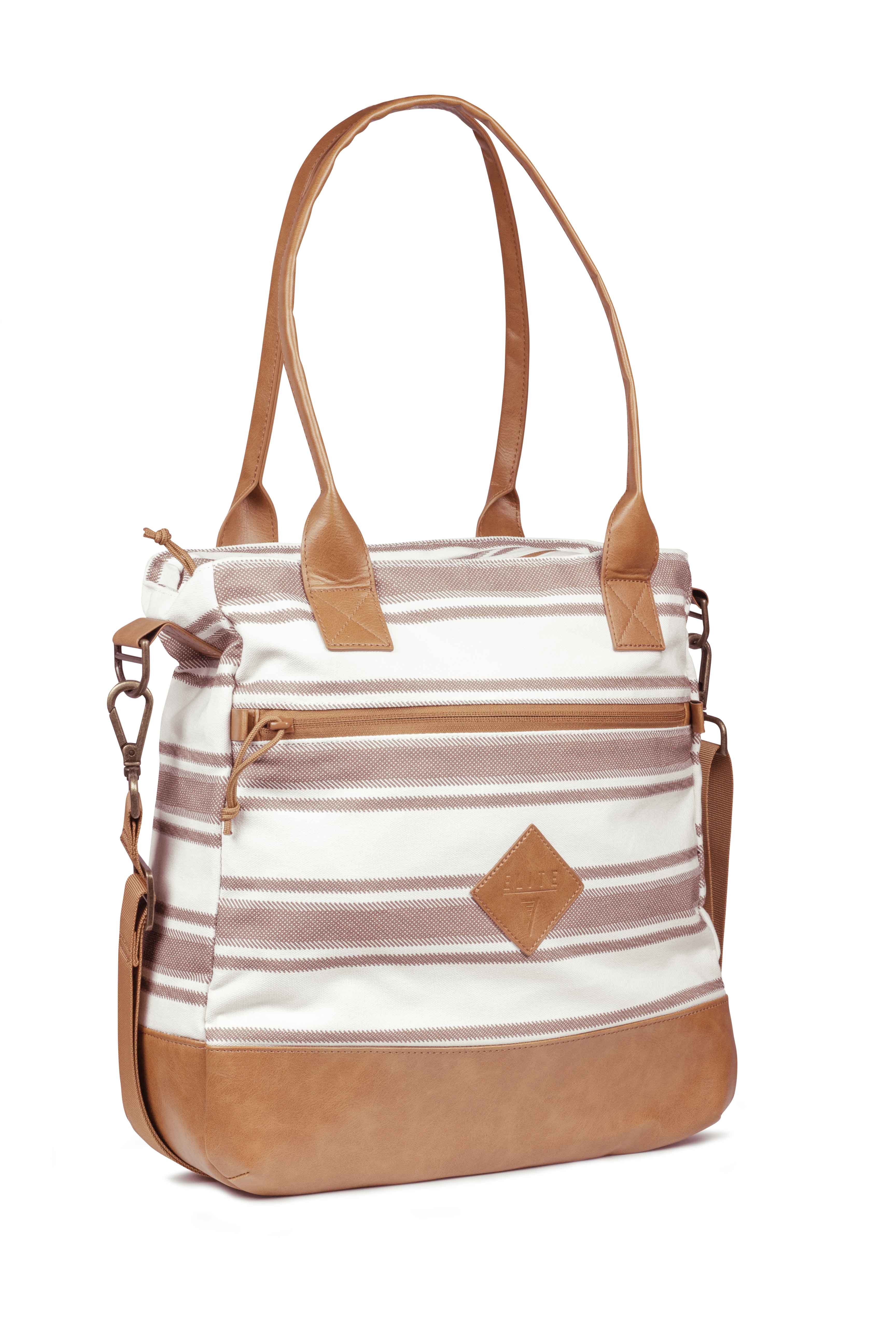 CCW Shoulder Tote in Stripe – Concealed Carry Tactical Shoulder Bag