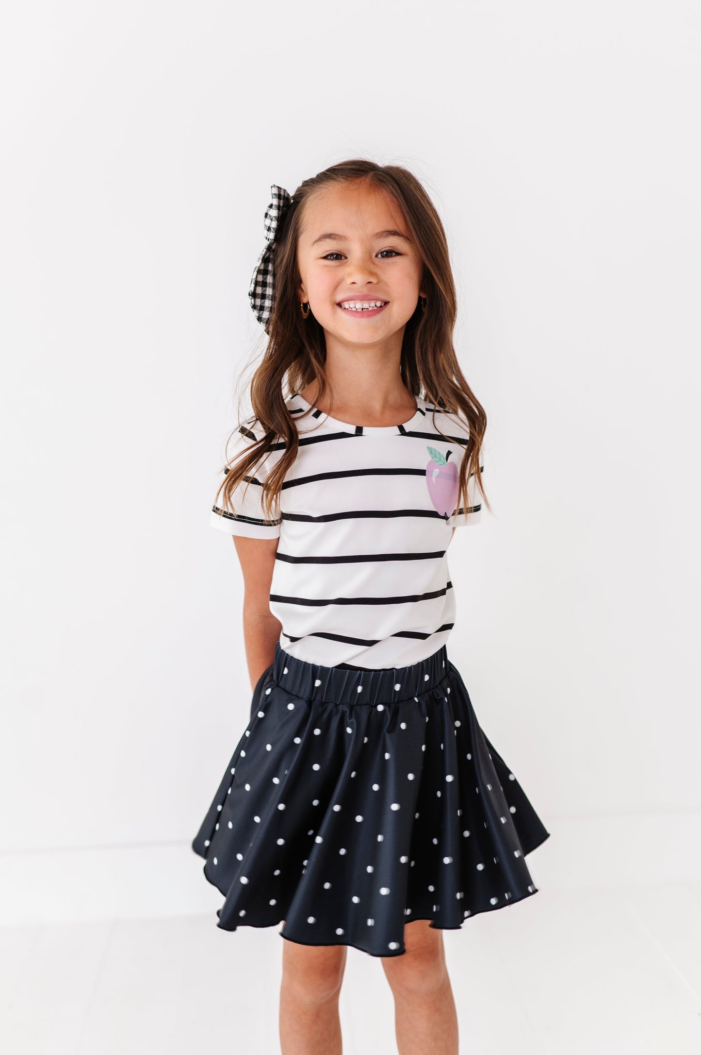 Pocket Apple Stripe Tee (2T ONLY left)