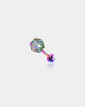 D20 Glitter Dice Helix Earring