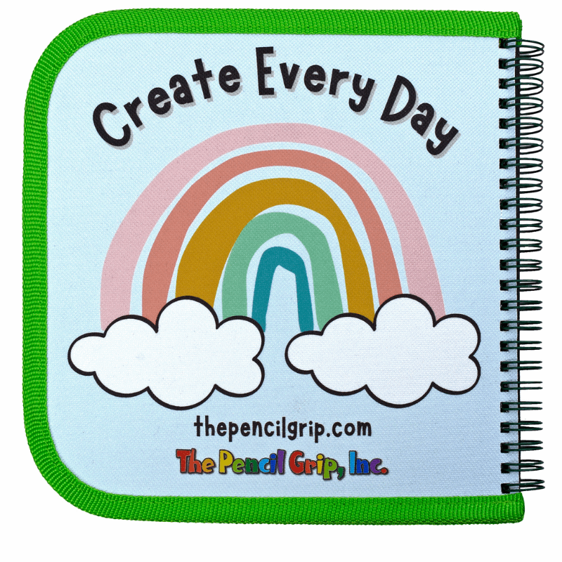 Daily Doodler Reusable Activity Book-Wild Animals Cover, Includes 4 Wonder Stix