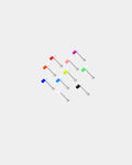10PCS Funny Pill Acrylic Tongue Barbell Set