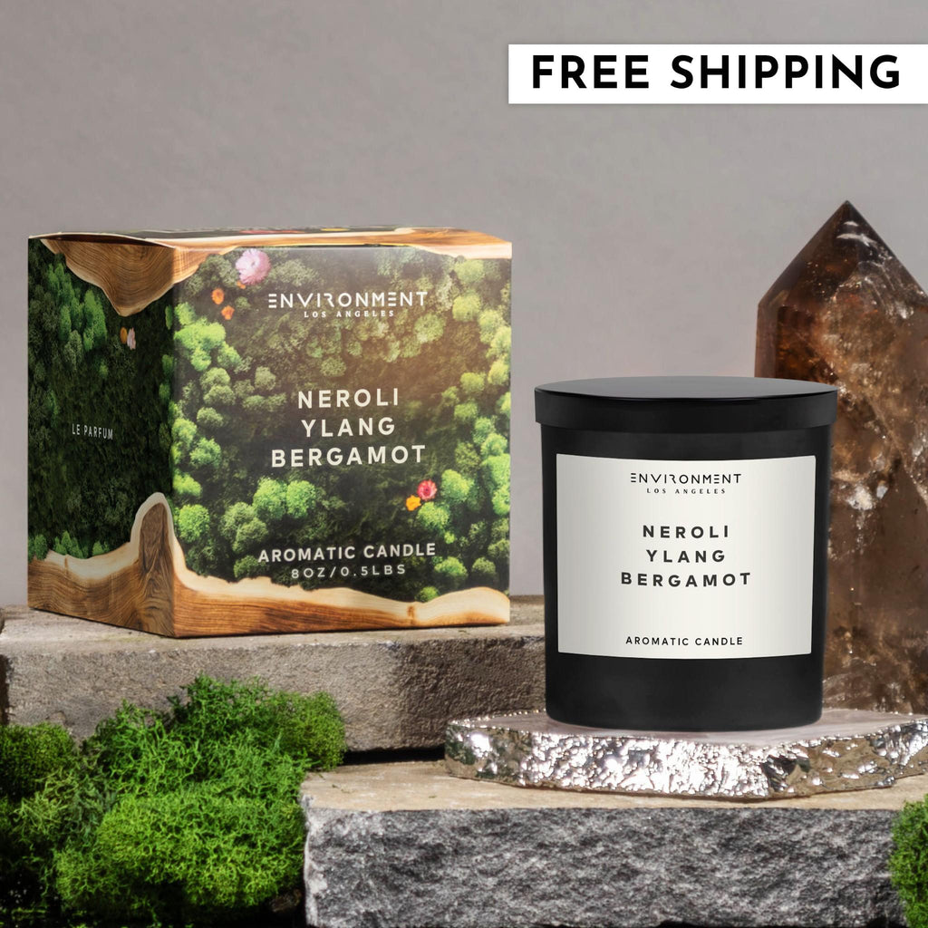 8oz Neroli | Ylang | Bergamot Candle with Lid and Box (Inspired by Chanel Chanel #5®)