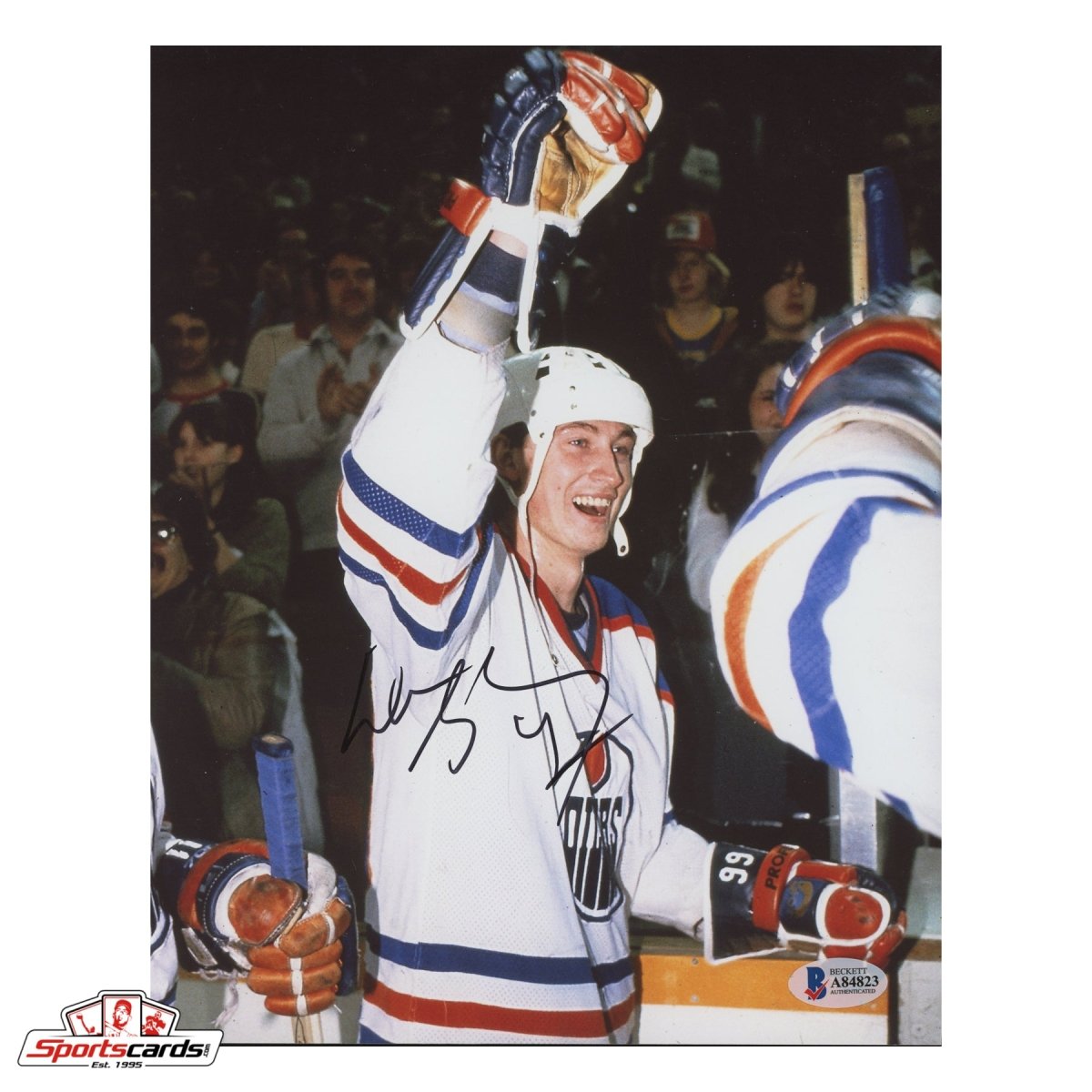 Wayne Gretzky signed 8x10 photo with Beckett BAS LOA