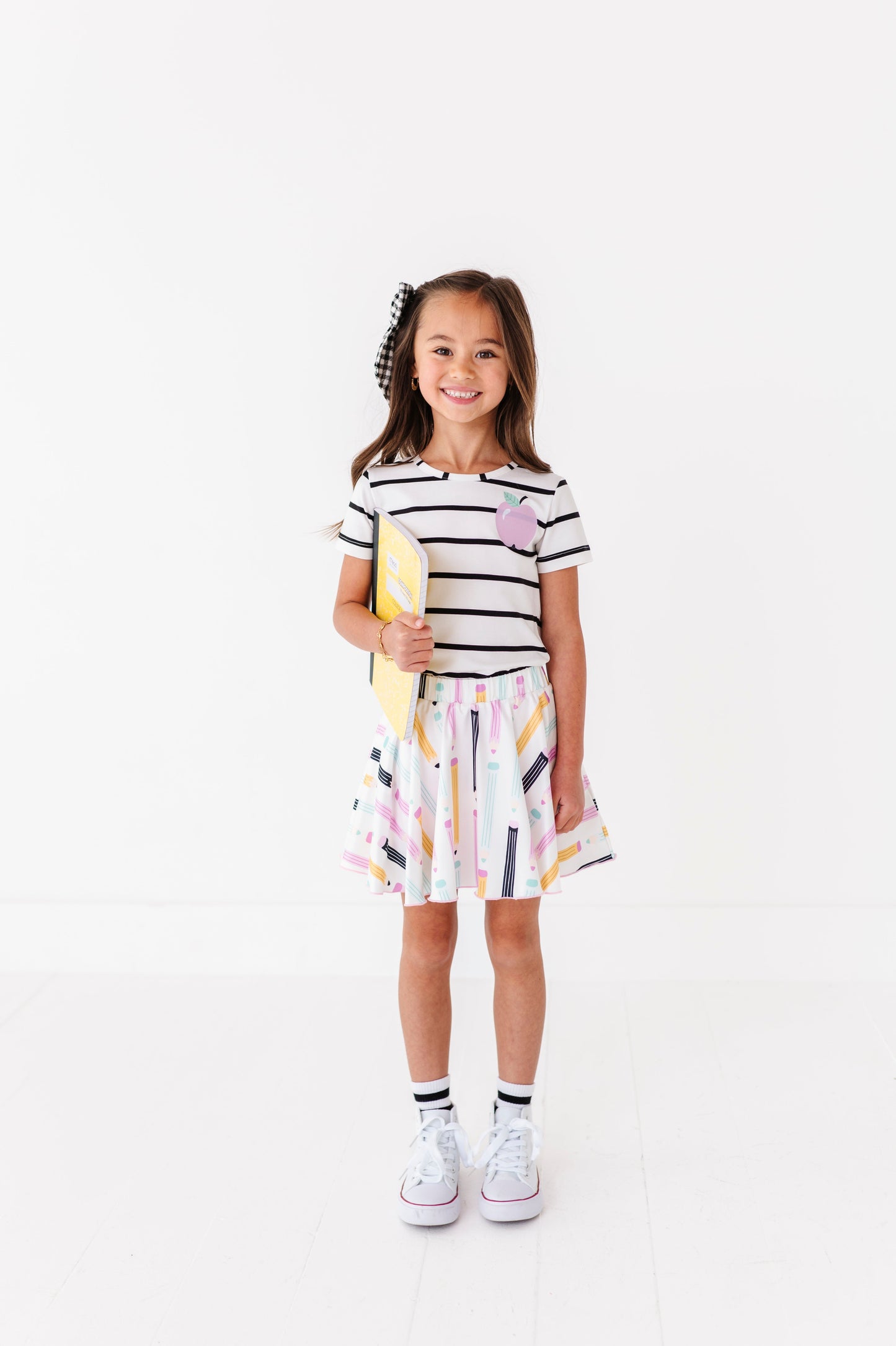 Pocket Apple Stripe Tee (2T ONLY left)
