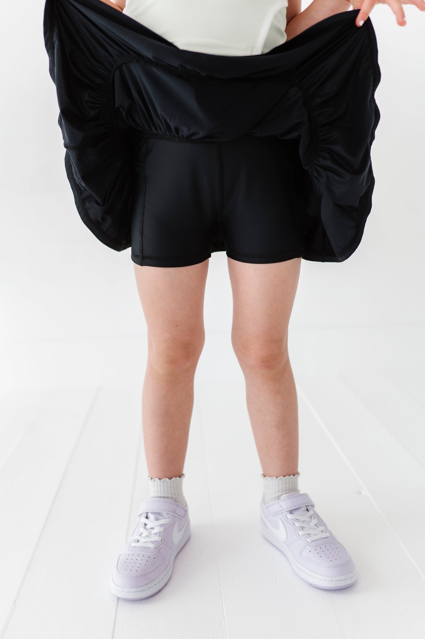 Black | 2-tiered Skort