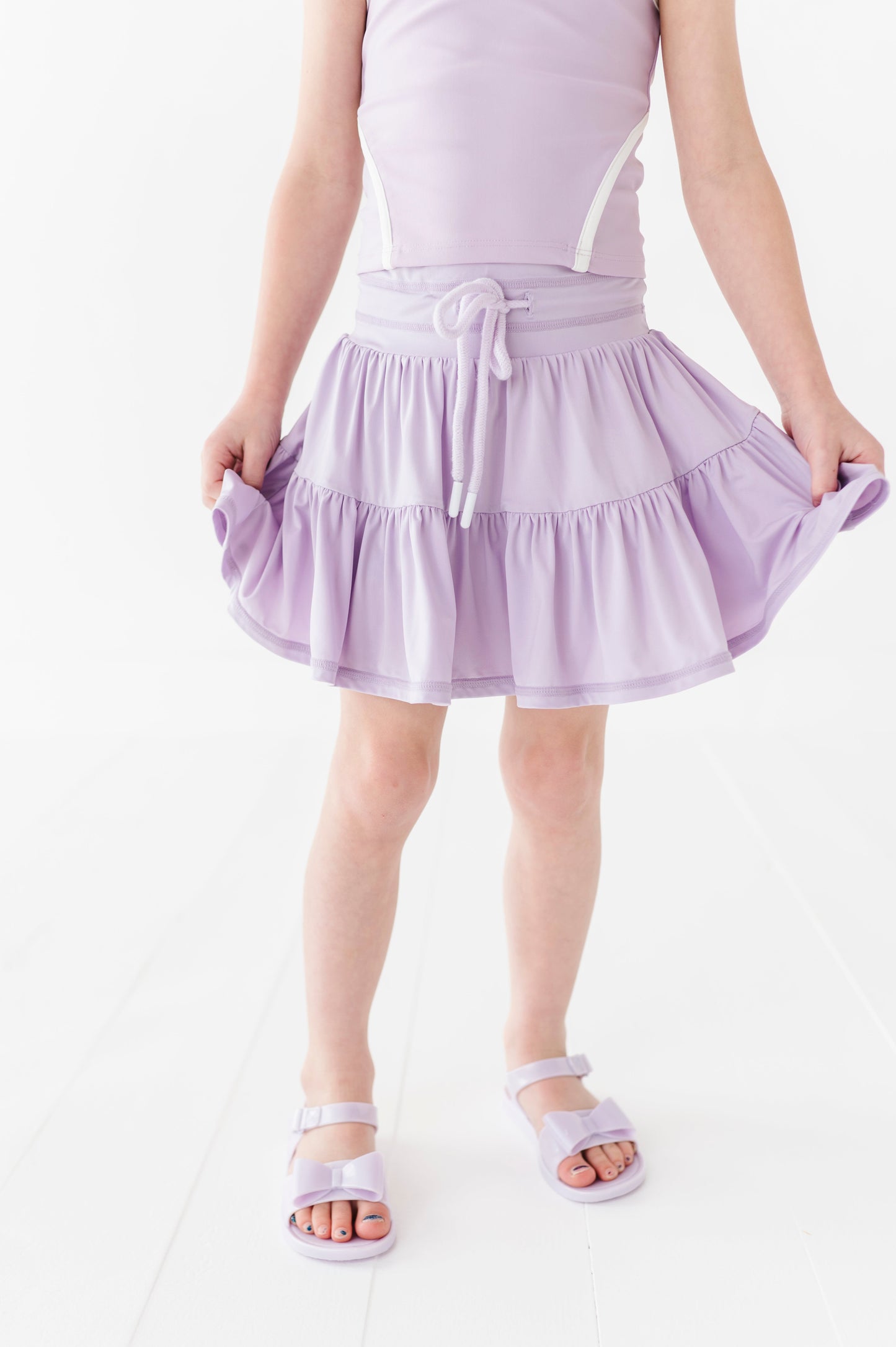 Very Violet | 2-tiered Skort