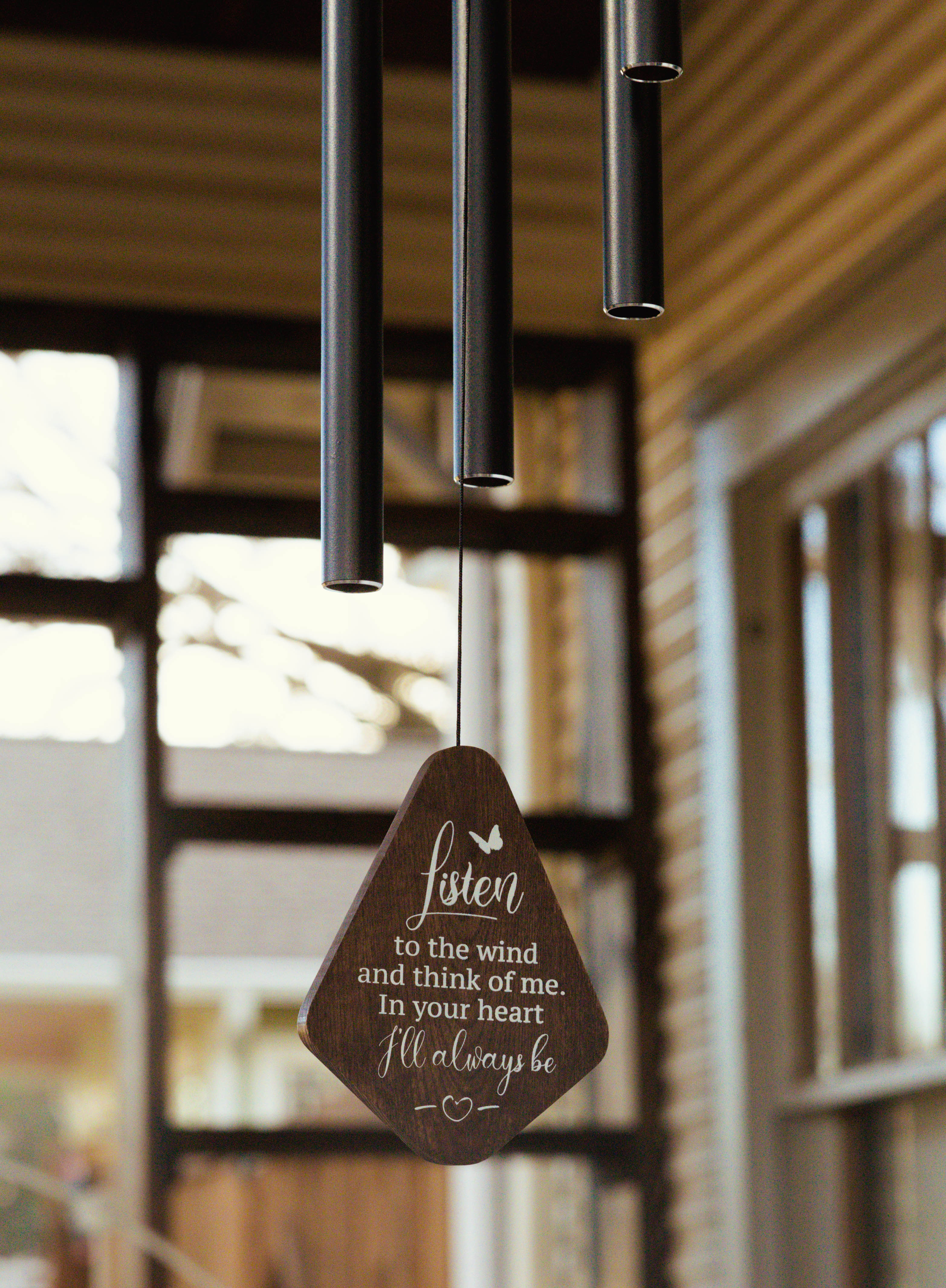 Memorial Serenity Large Deep Tone Wind Chime Church Bells, Thoughtful Gift For Special Occasions or Reflections 55”