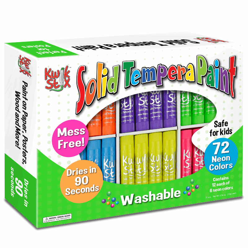 Kwik Stix, Class Pack Set of 72 Neon Colors