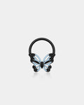 Black Blue Butterfly Segment Septum Ring