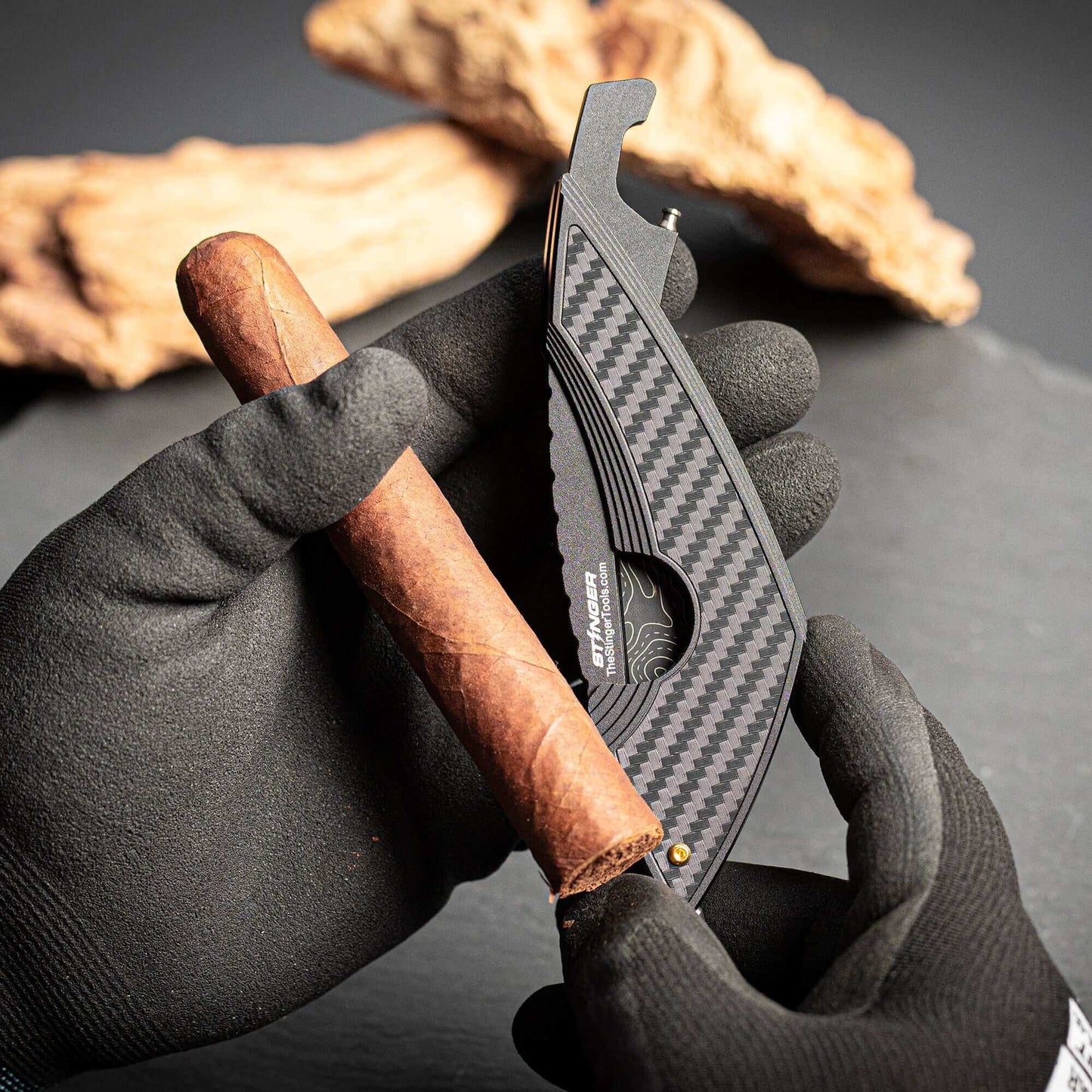 Stinger Topographic Utility Knife / Cigar Knife