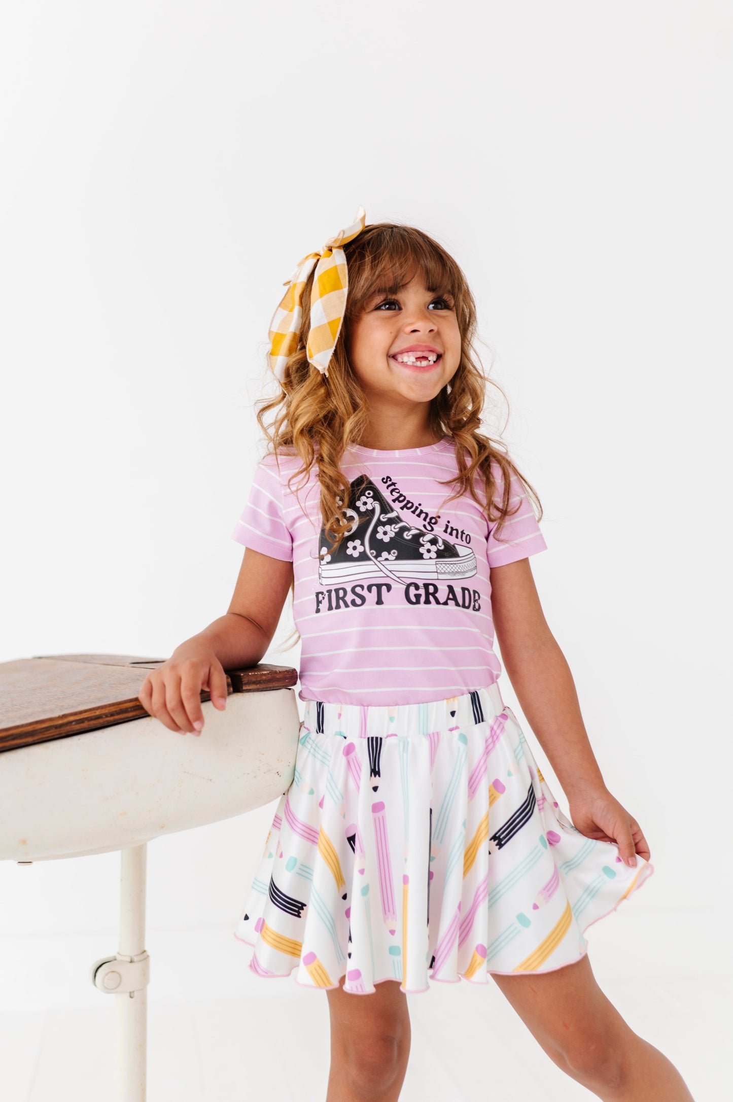 GIRLS “Stepping into…” Grade Level Tee (10yr + 12yr ONLY left)