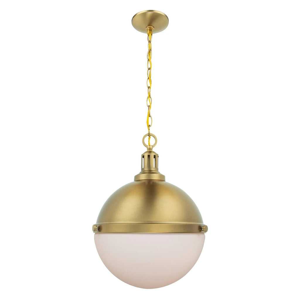 Aaron 12" 2-Light Gold Dimmable Island Pendant Light