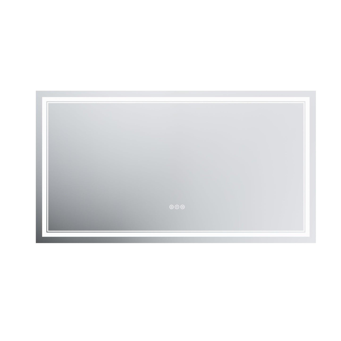 GlareGuard Anti-Fog Bathroom Dimmable Led Mirror Backlit Illuminated Mirror Touch Switch