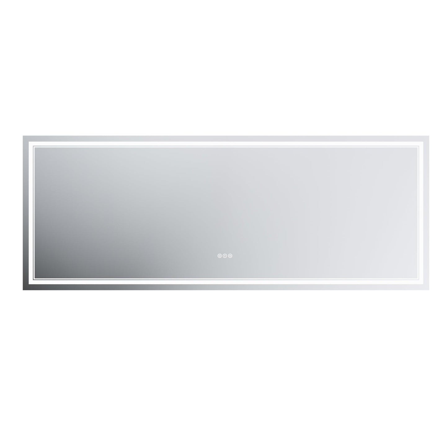 GlareGuard Anti-Fog Bathroom Dimmable Led Mirror Backlit Illuminated Mirror Touch Switch
