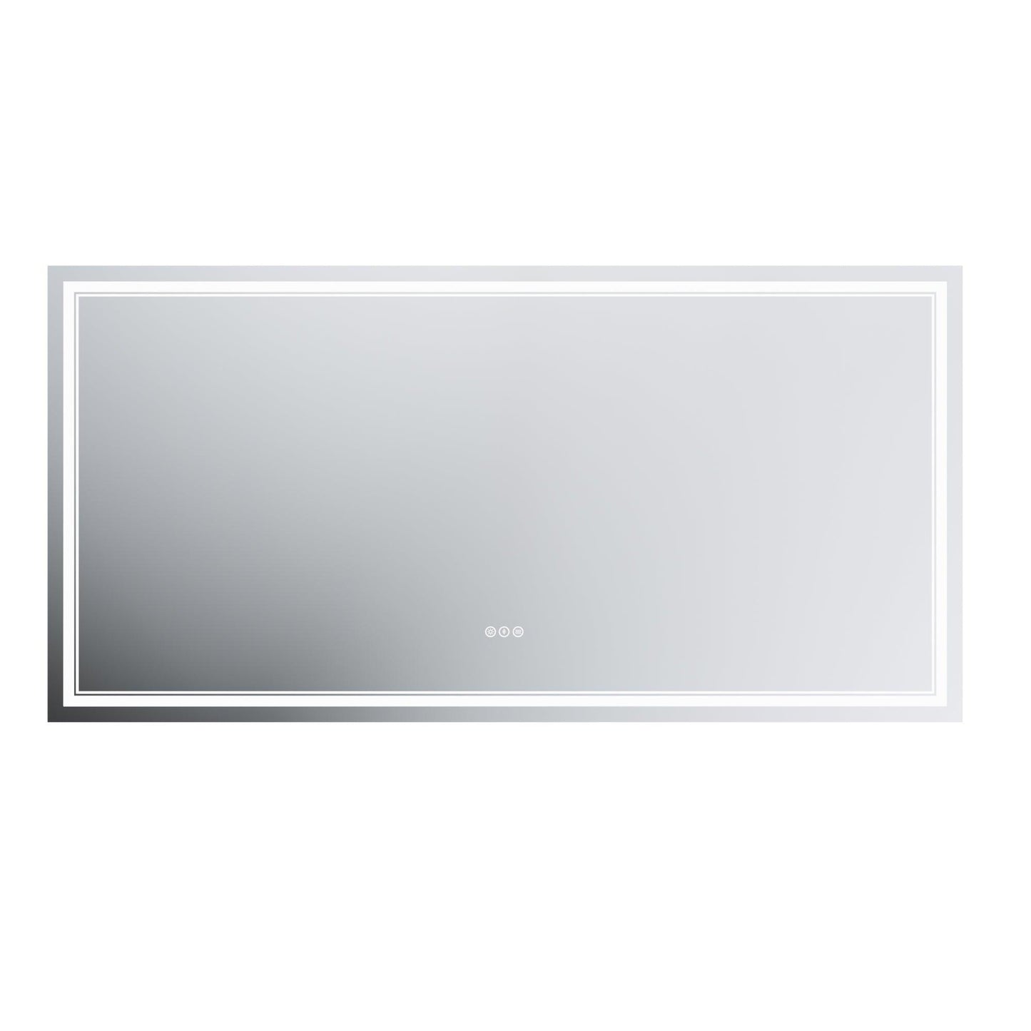 GlareGuard Anti-Fog Bathroom Dimmable Led Mirror Backlit Illuminated Mirror Touch Switch