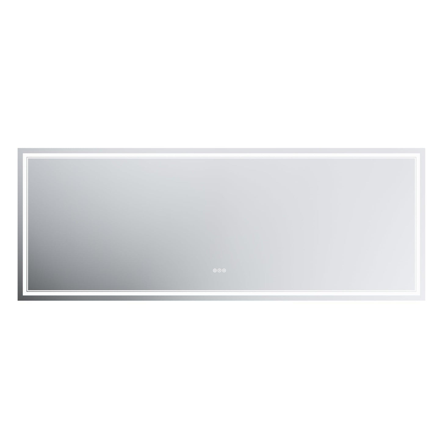 GlareGuard Anti-Fog Bathroom Dimmable Led Mirror Backlit Illuminated Mirror Touch Switch