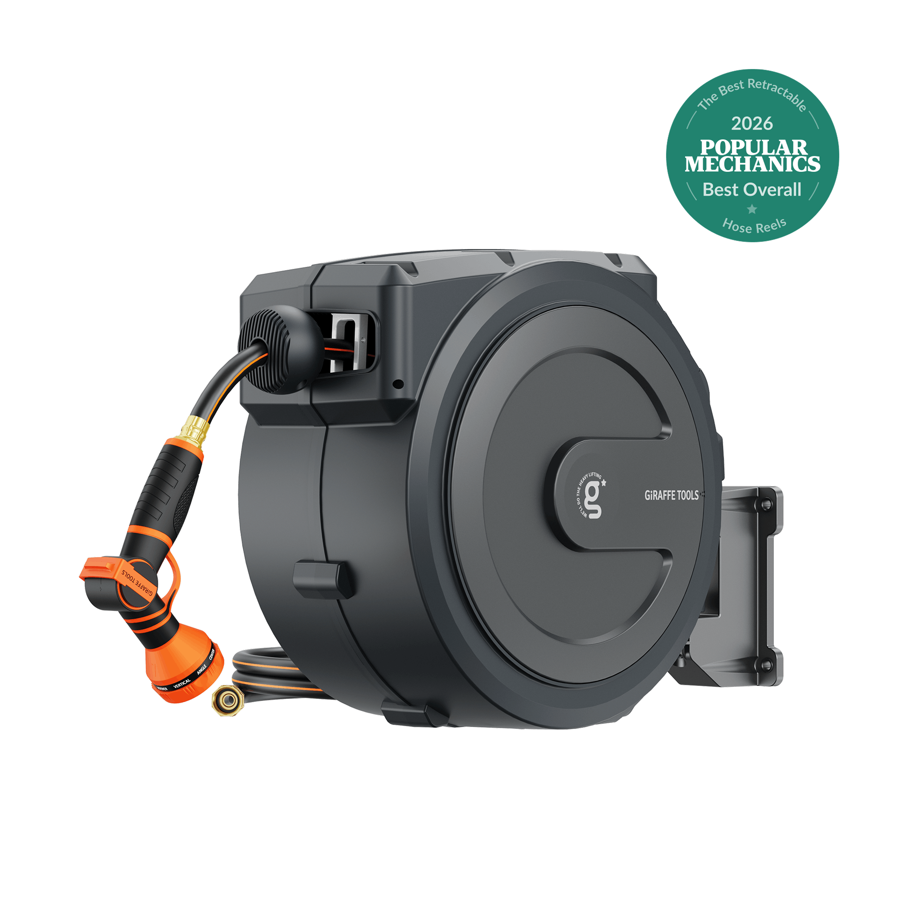 Retractable Garden Hose Reel-1/2in-130ft