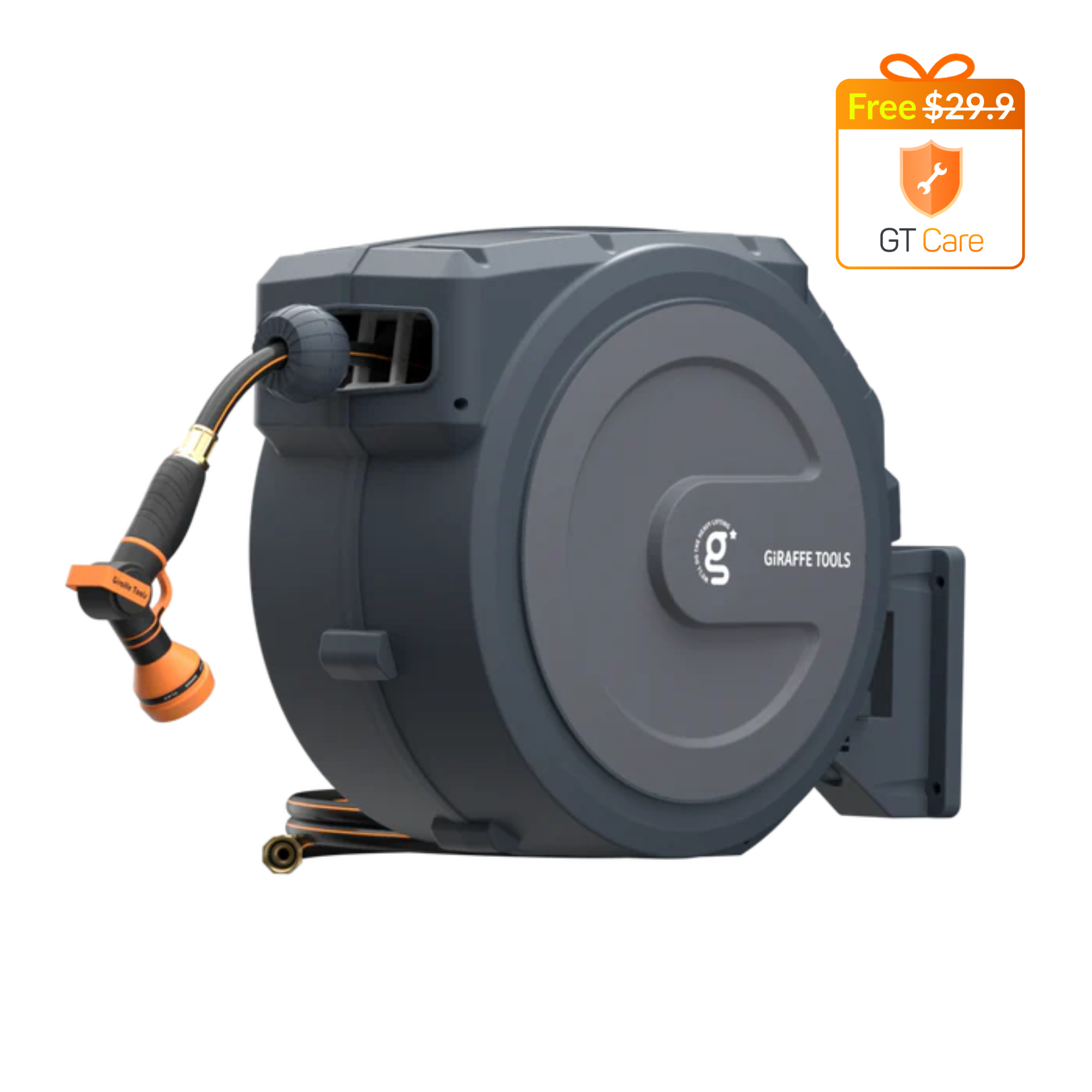 Retractable Garden Hose Reel 65ft-155ft