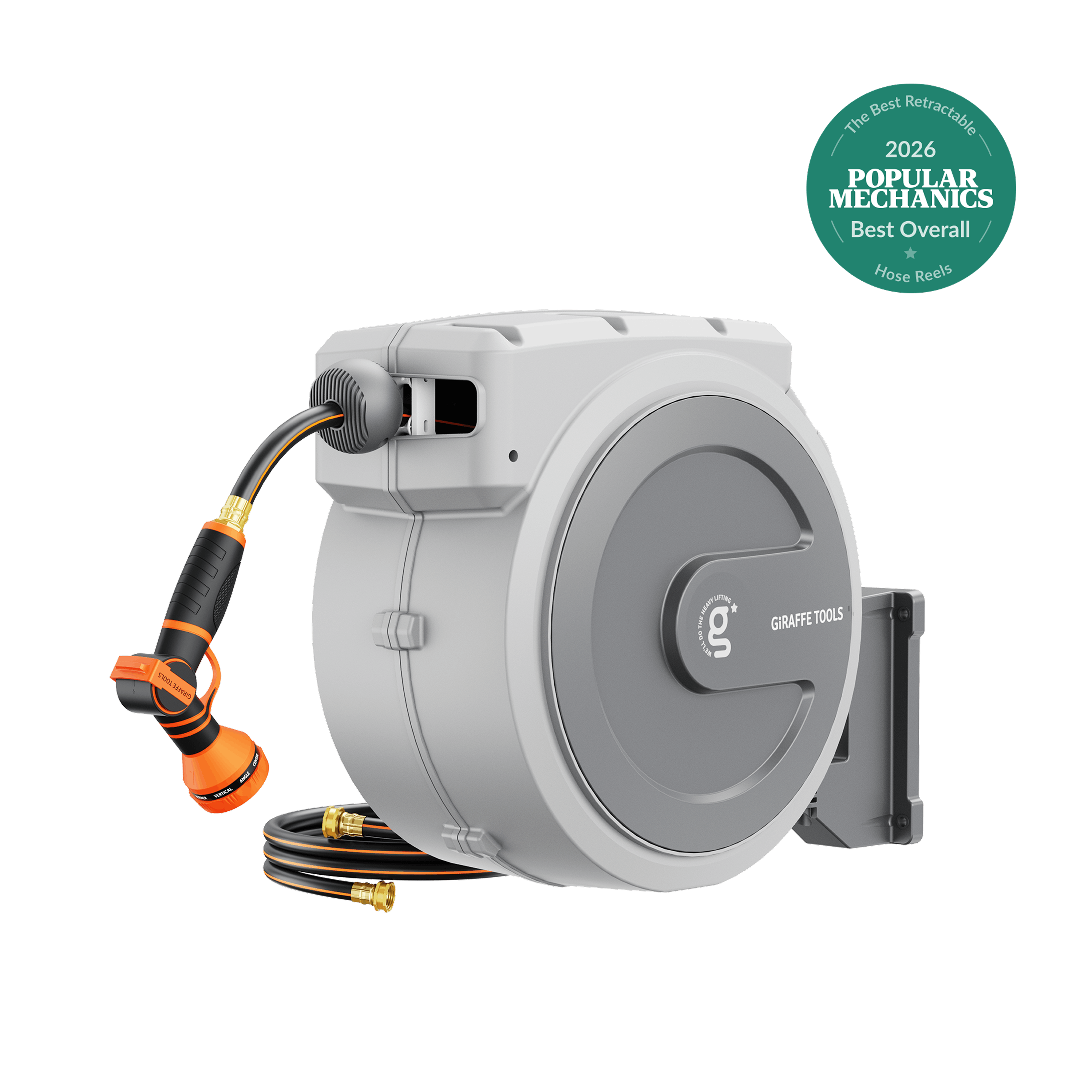 Retractable Garden Hose Reel-1/2in-130ft