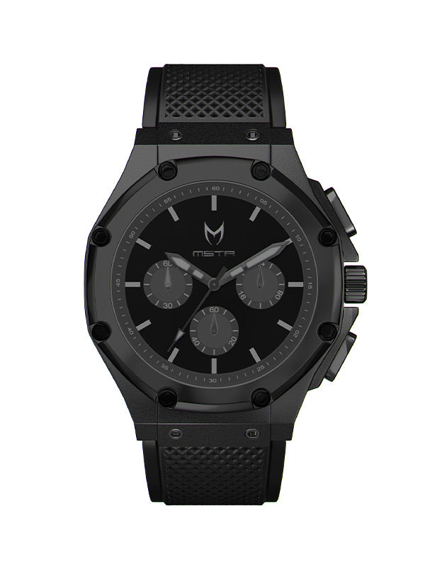 AX108RB - AMBASSADOR X BLACK / BLACK / RUBBER BAND