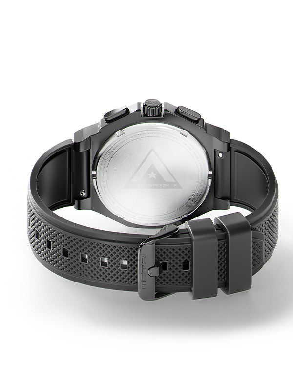 AX108RB - AMBASSADOR X BLACK / BLACK / RUBBER BAND