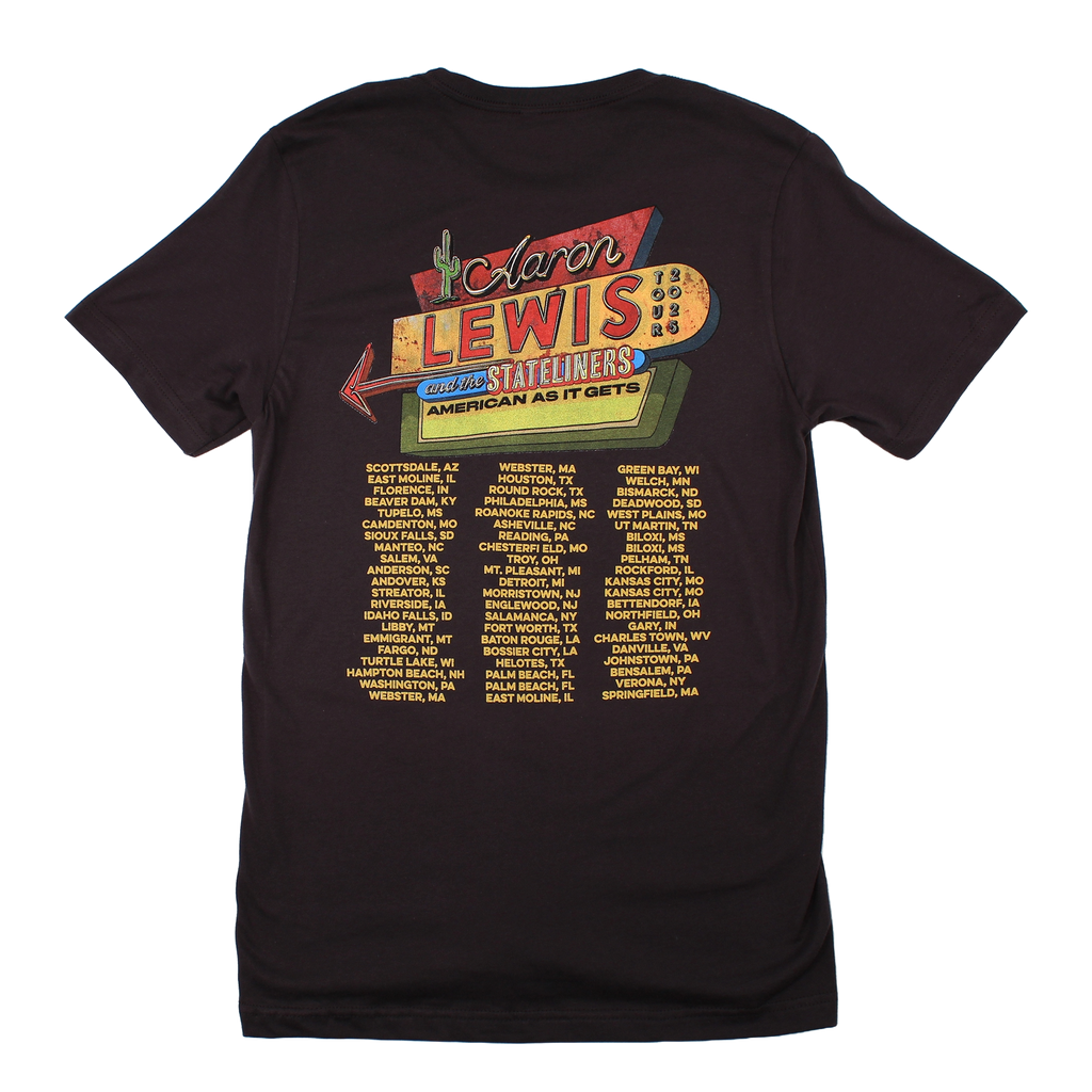 2025 Marquee Tour Tee (Dark Gray)