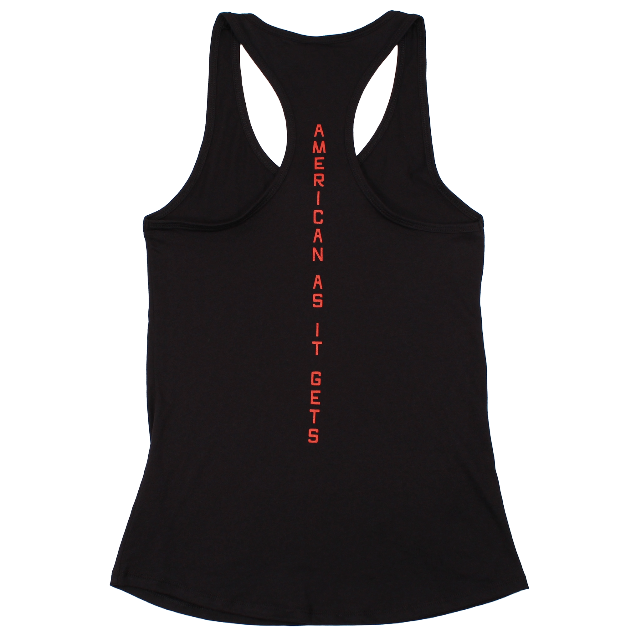 Rose Flag Ladies Racerback Tank (Black)