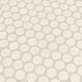 Almond Penny Round 11.57"x12.4" Glossy Porcelain Mesh-Mounted Mosaic Tile - MSI Collection