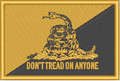 Ancap Gadsden Flag Morale Patch