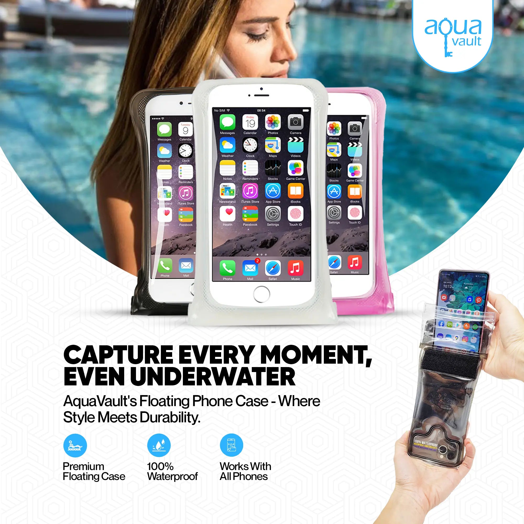Waterproof Floating Phone Case – Best Waterproof Phone Case for Travel & Water Adventures