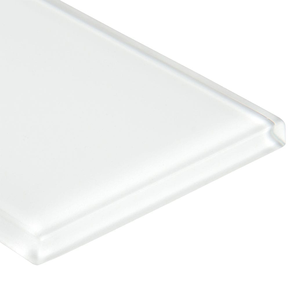Arctic Ice Glossy Glass White Subway Tile - MSI Collection