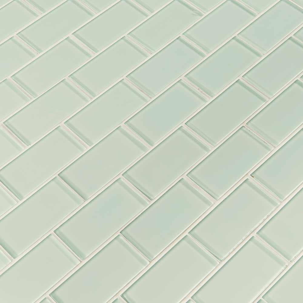 Arctic Ice Subway 12"x12" Glass Mesh-Mounted Mosaic Tile 2"X4" - MSI Collection