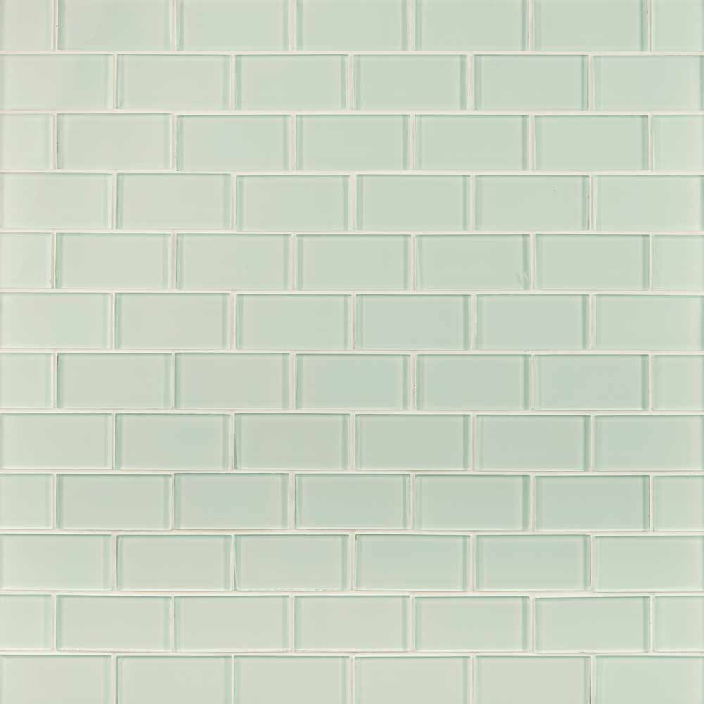 Arctic Ice Subway 12"x12" Glass Mesh-Mounted Mosaic Tile 2"x4" - MSI Collection