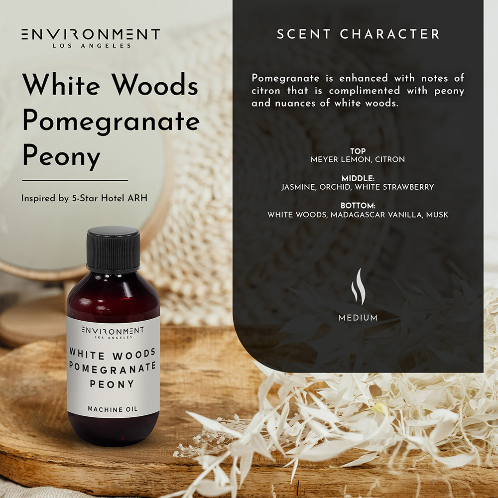 2oz White Woods | Pomegranate | Peony Machine Diffusing Oil (Inspired by The Aria Hotel®)