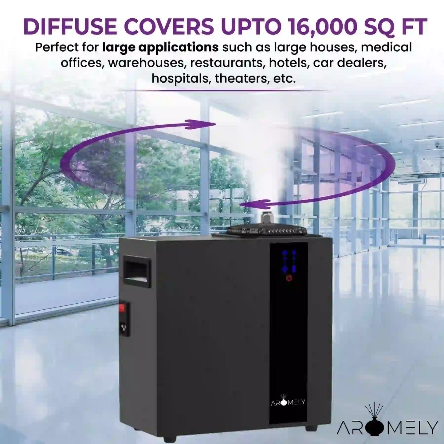 ARO MAX Smart HVAC Scent Diffuser Up to 16,000 Sqft - Bluetooth & Waterless