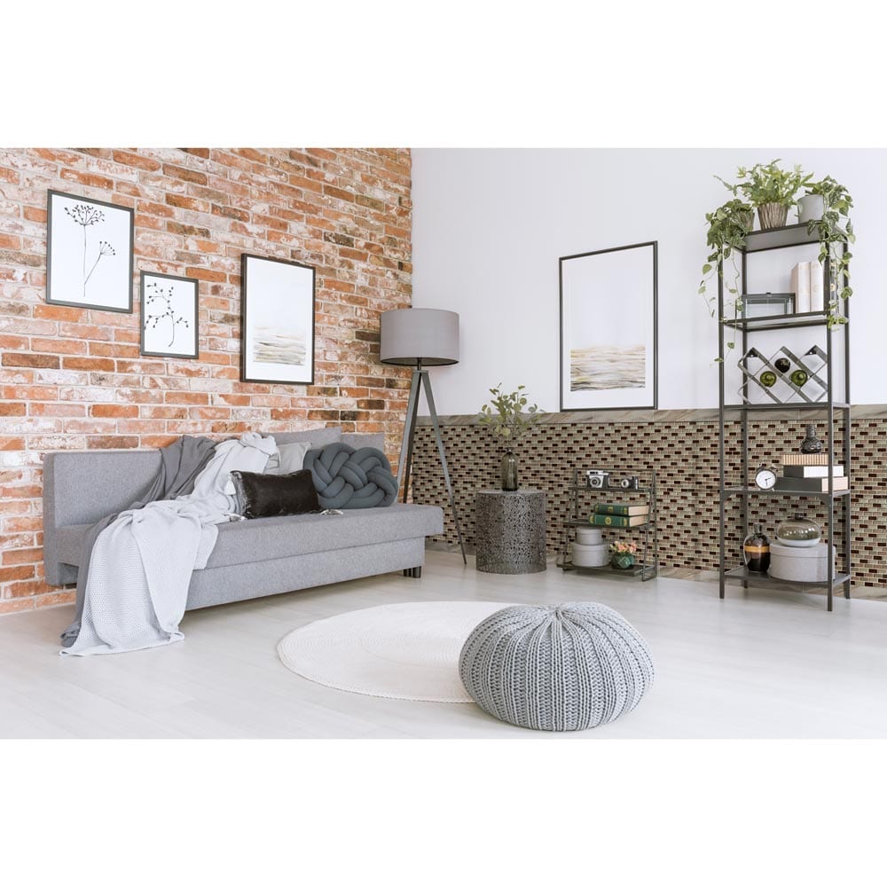 Ayres Blend 12"x12" Glass Mesh-Mounted Mosaic Tile 1"x2"- MSI Collection