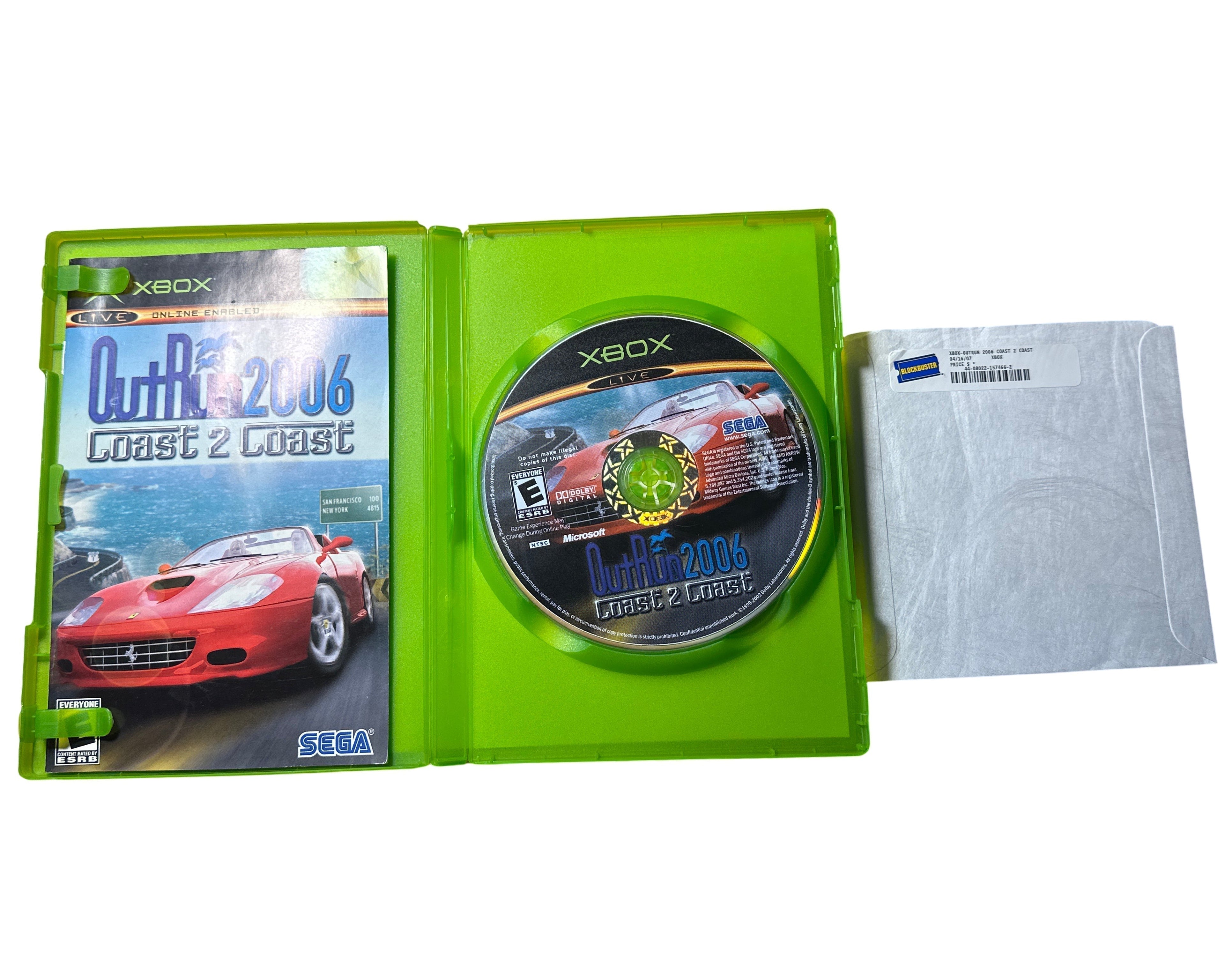 OutRun 2006 Coast 2 Coast - Xbox