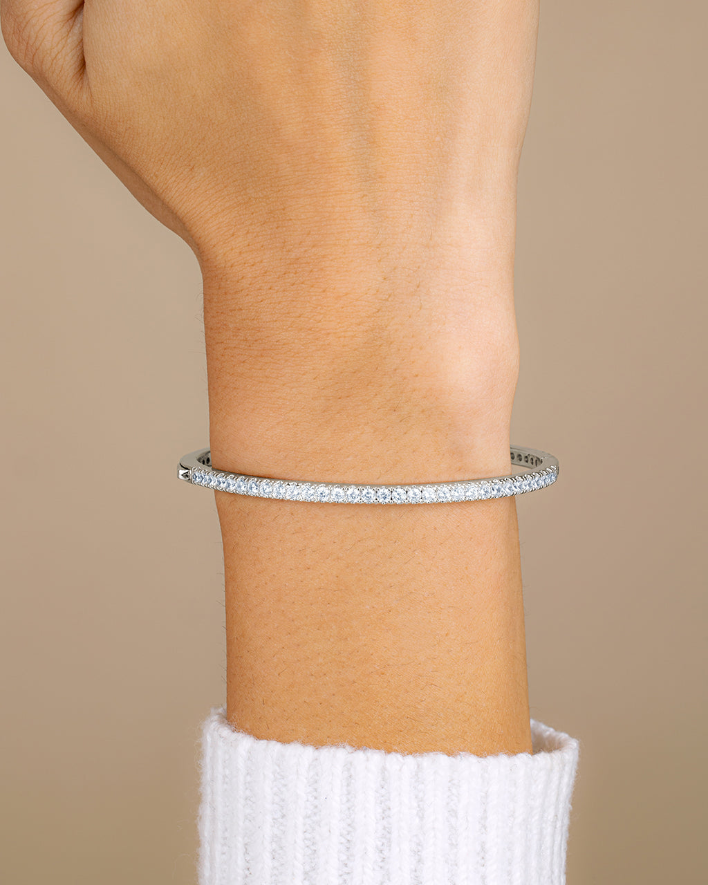 Aster CZ Tennis Bracelet