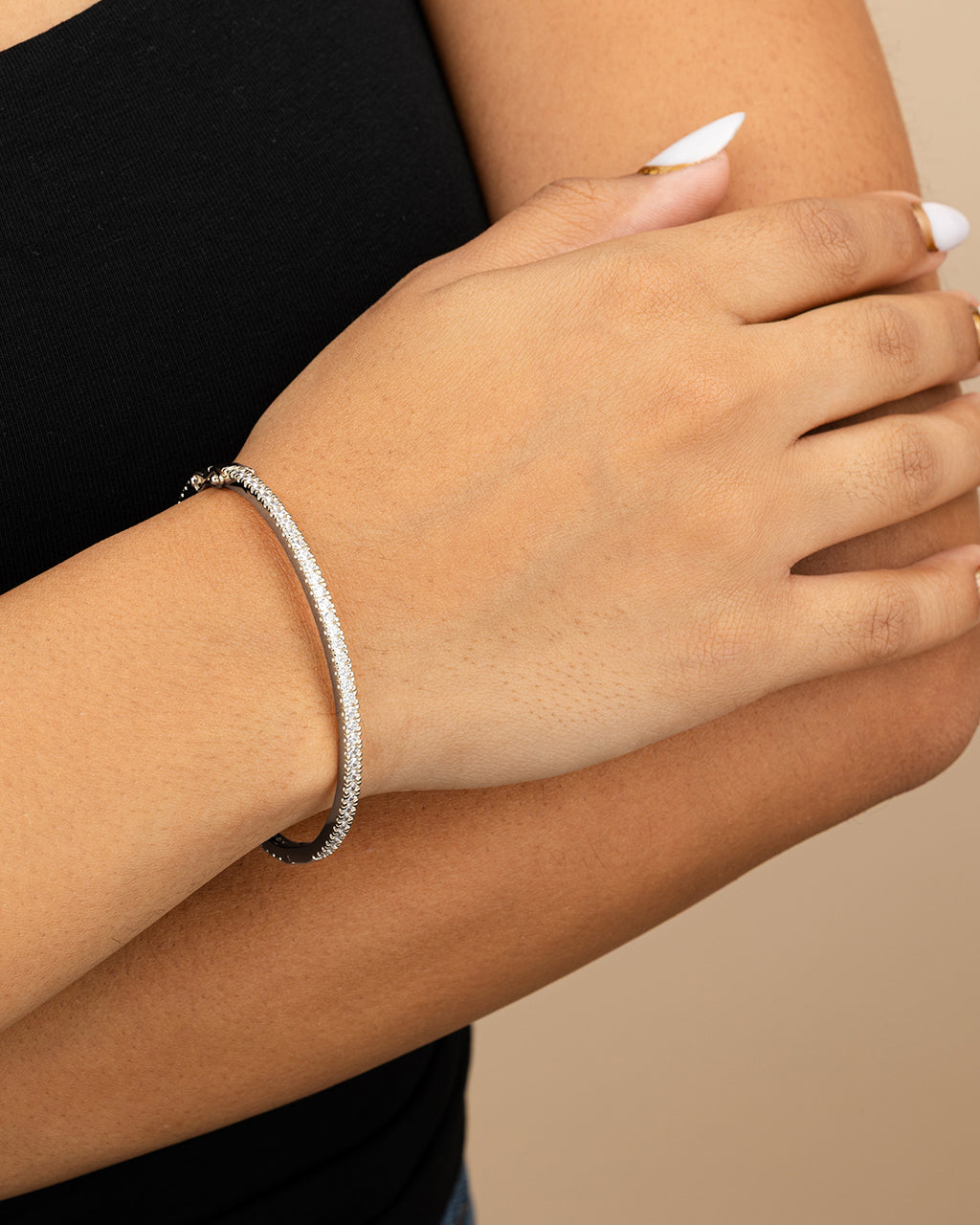 Aster CZ Tennis Bracelet