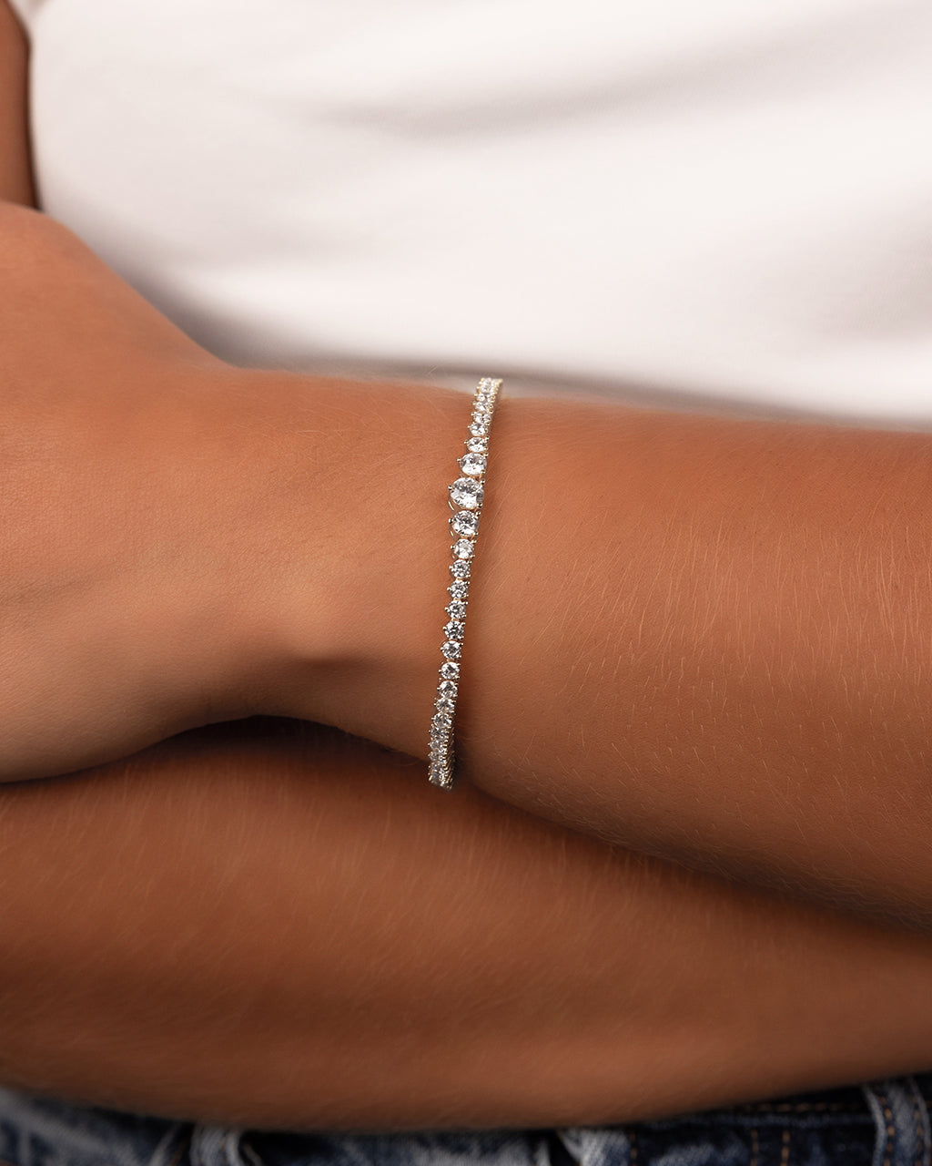 Tatum CZ Tennis Bracelet