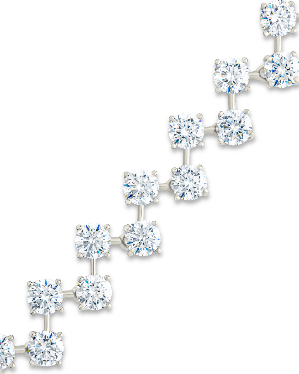 Carson CZ Tennis Bolo Bracelet