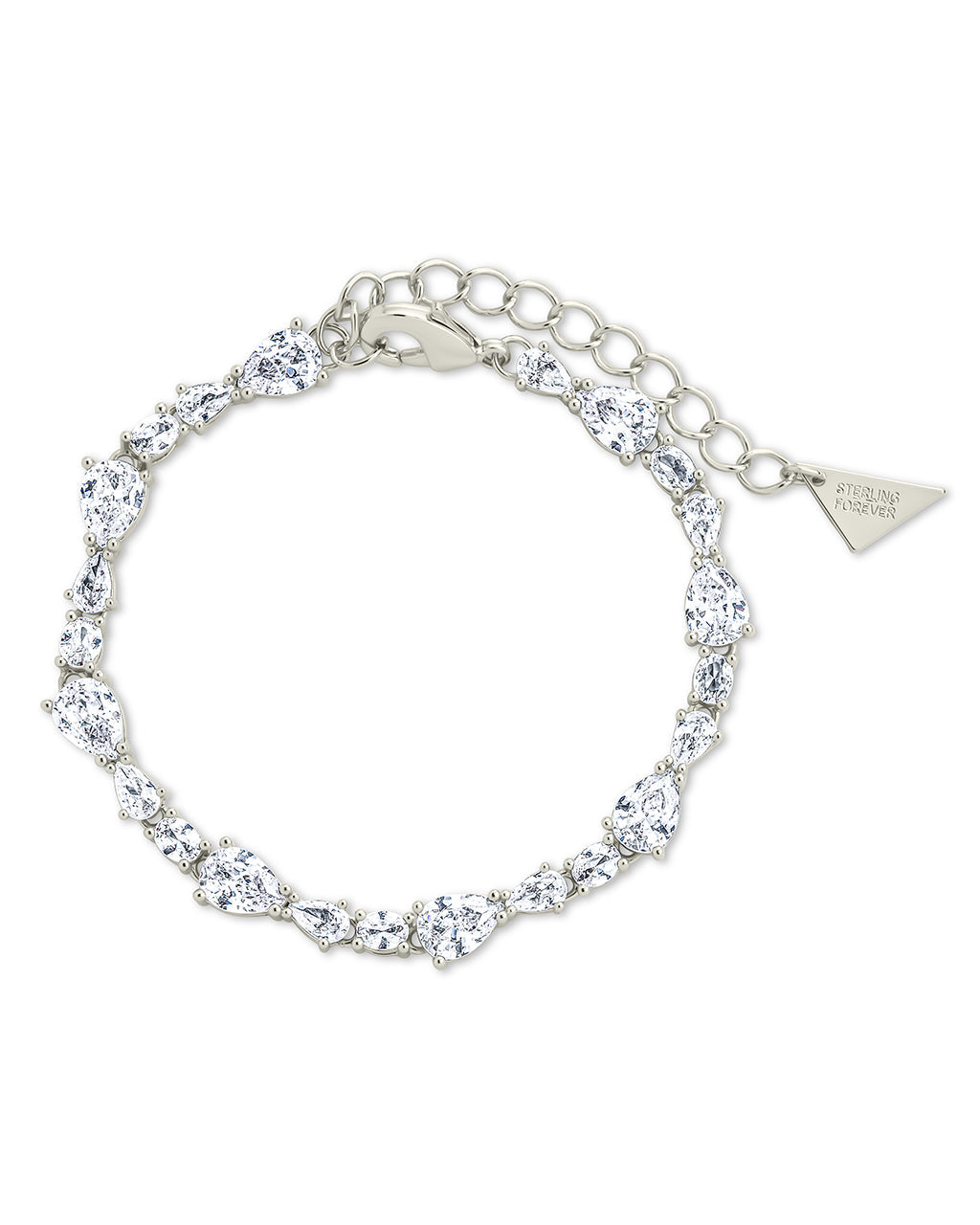Sterling Silver Wyatt CZ Tennis Bracelet