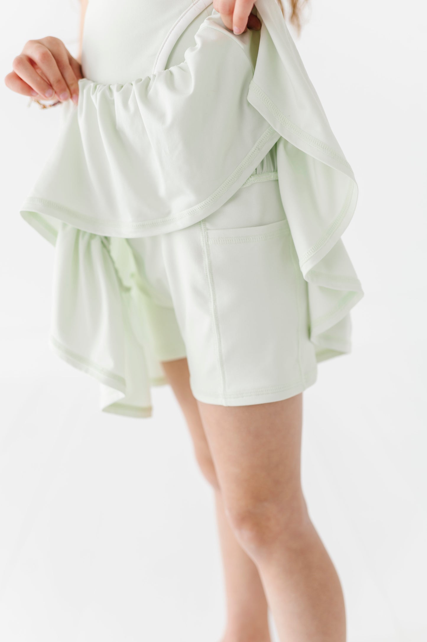 Hint of Mint | 2-tiered Skort